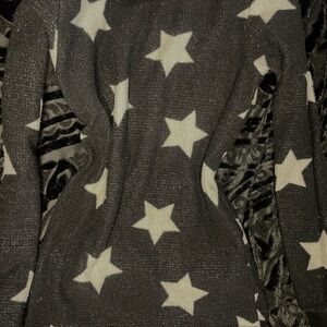 Calvin Klein Collection Black and White Fitted Sweatshirt